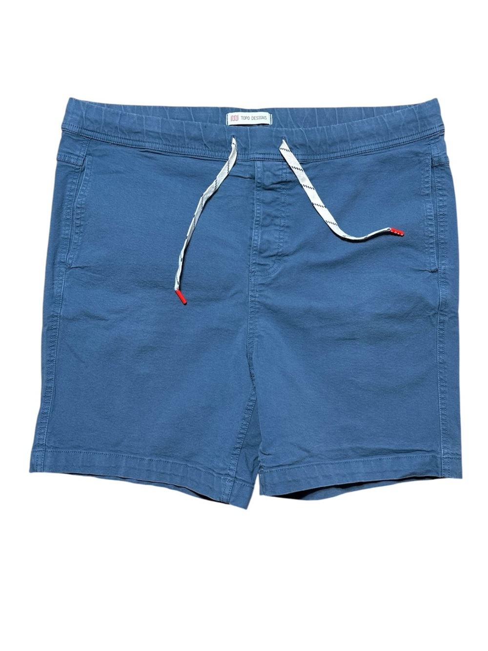 Topo Designs Men’s Dirt Organic Cotton Shorts In Blue Sz XL